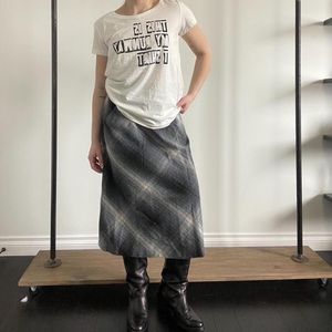 Plaid skirt